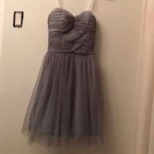 ONCE WORN Strapless homecoming dress